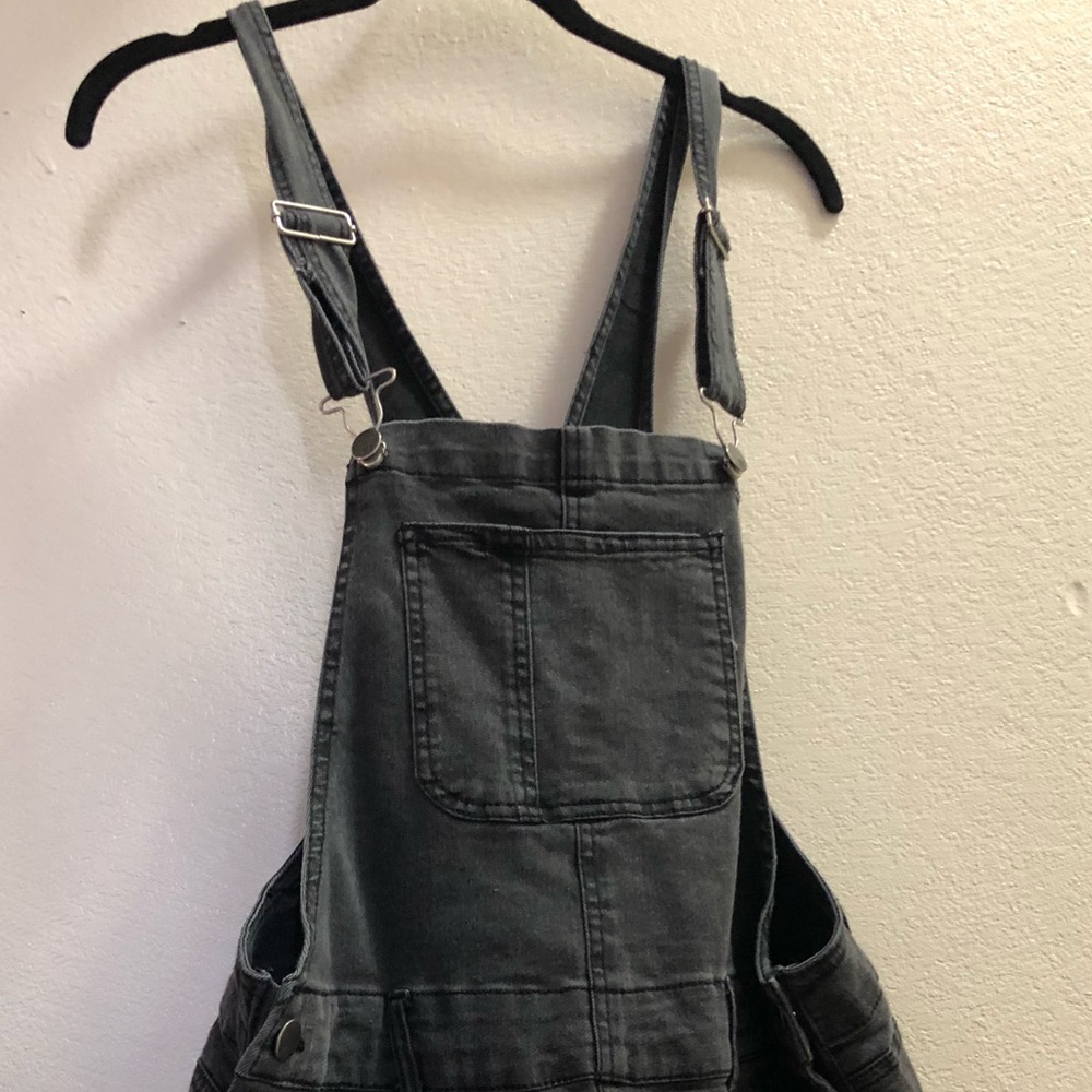 Black shorts overalls